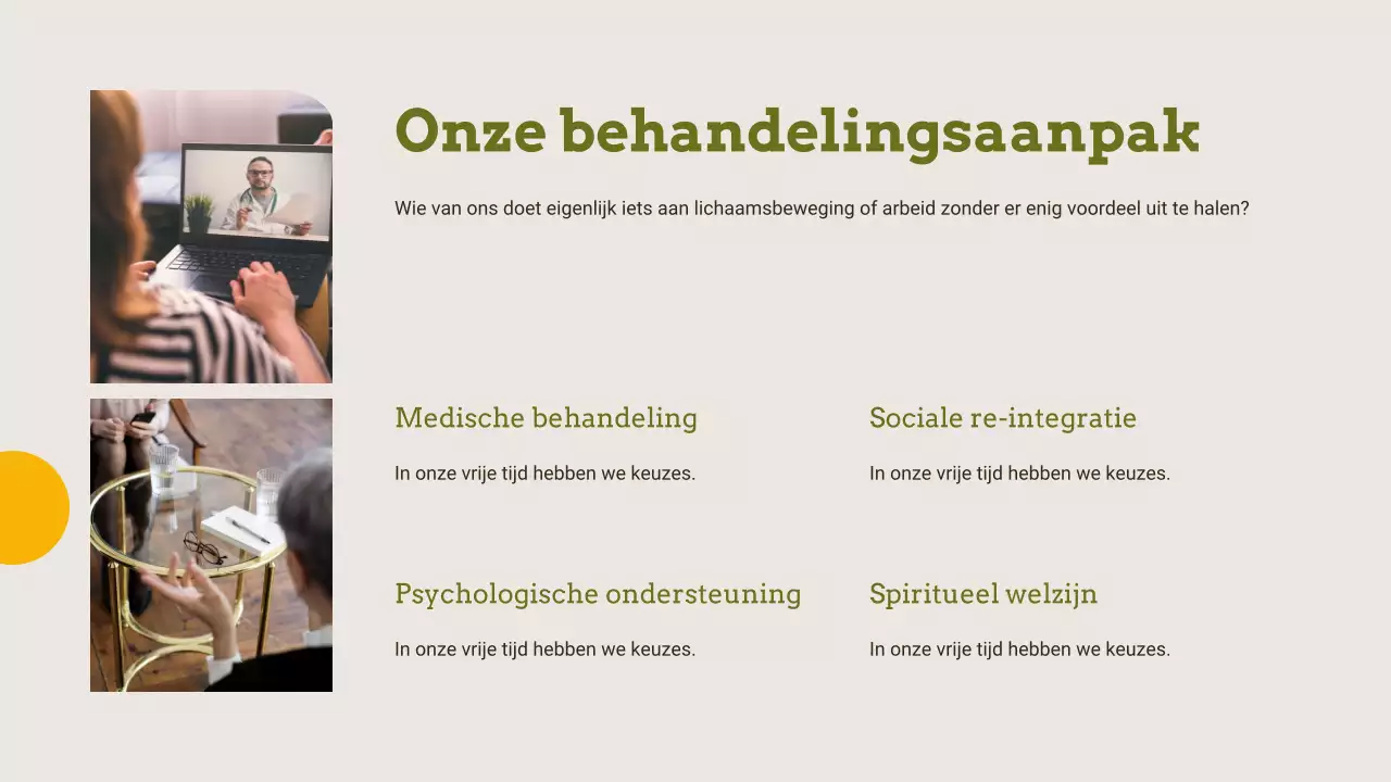 Presentaties over de behandeling van middelenmisbruik