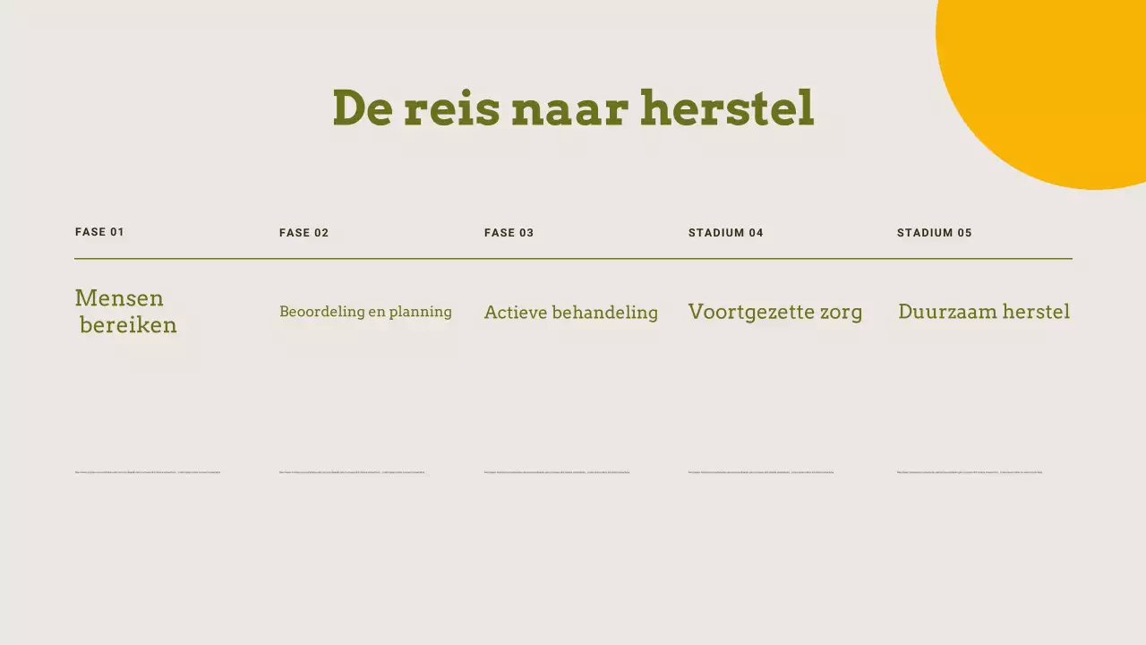 Presentaties over de behandeling van middelenmisbruik