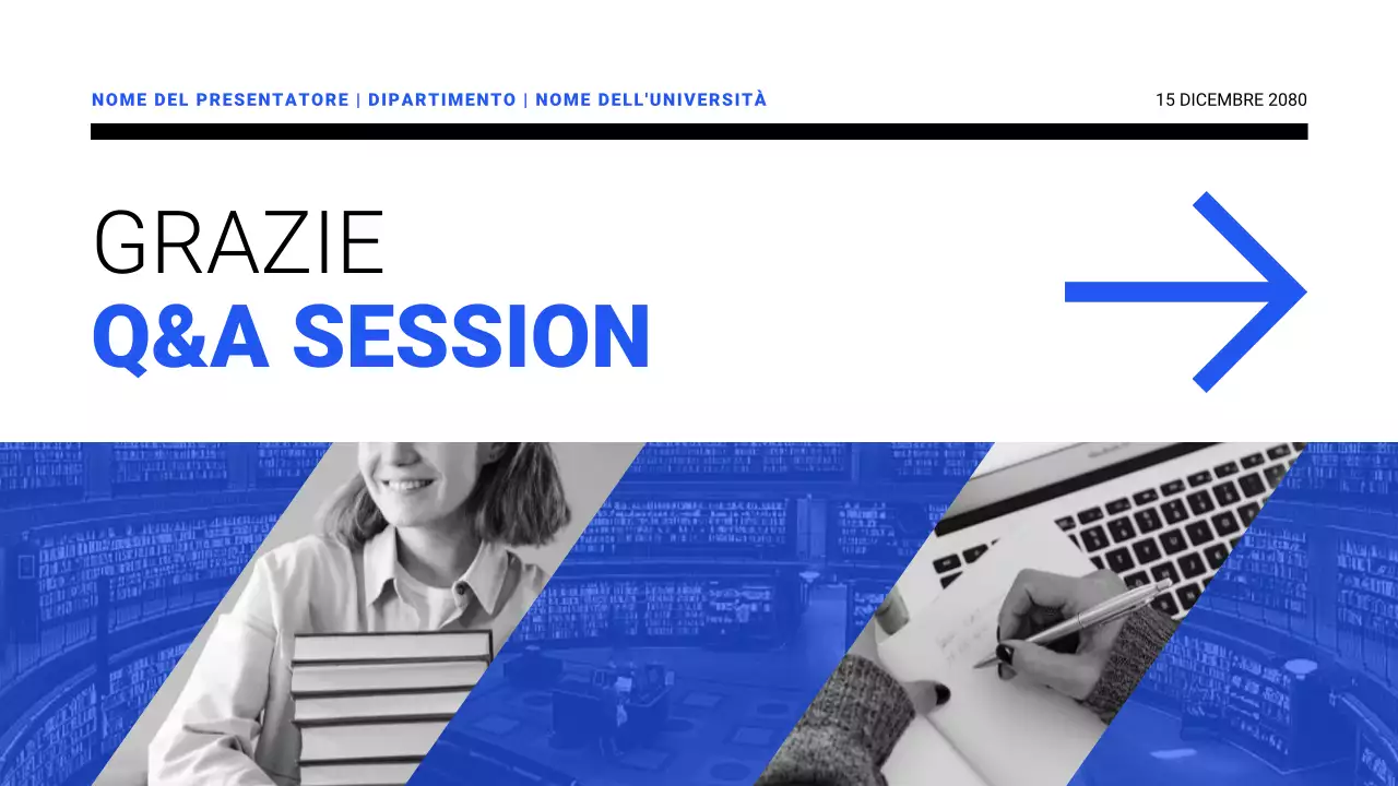 Presentazioni di proposte di ricerca