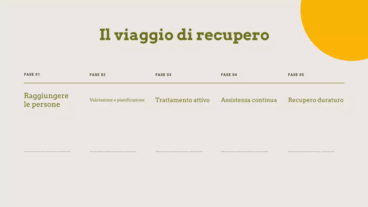 Presentazioni sul trattamento dell'abuso di sostanze