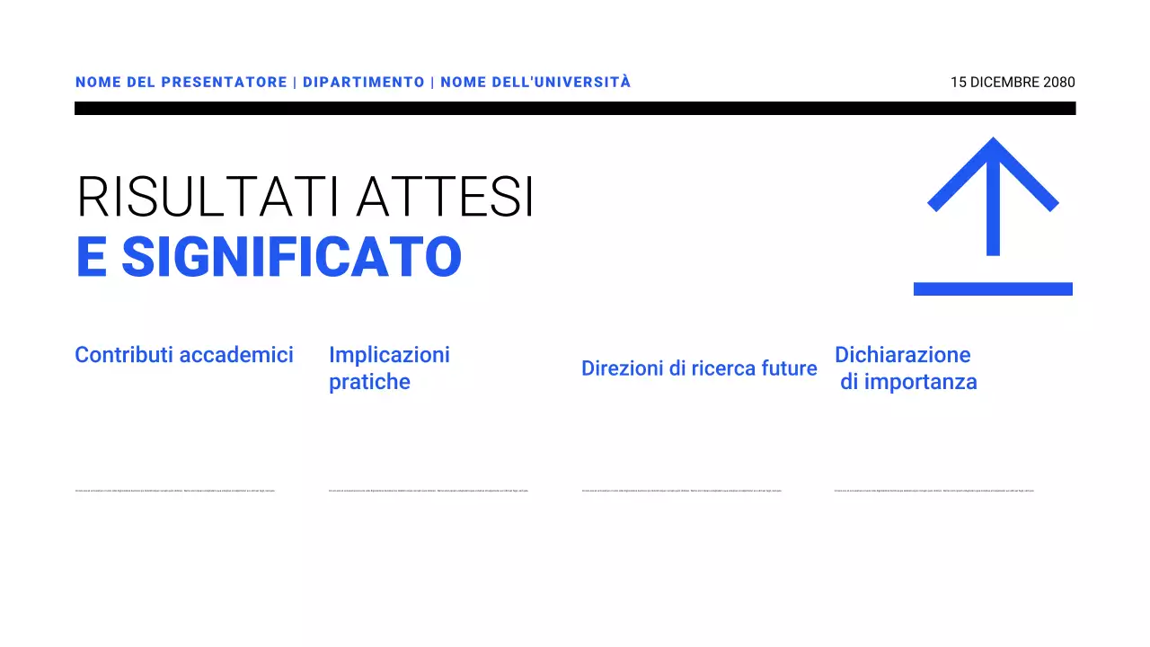 Presentazioni di proposte di ricerca