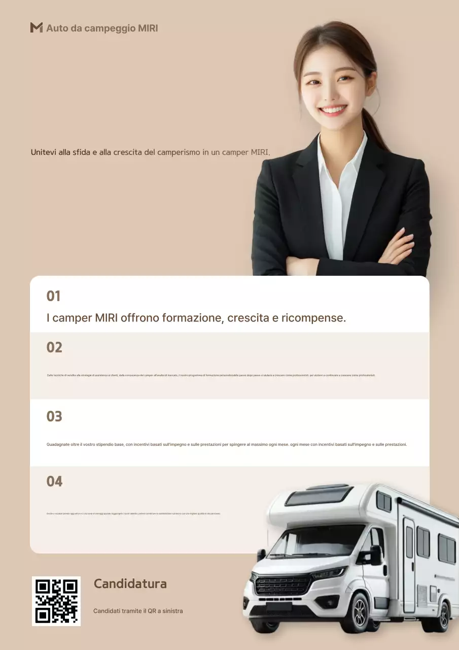 Cercasi concessionario di camper Beige Clean