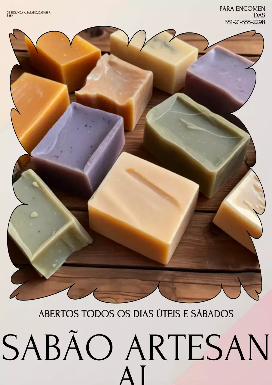 Cartaz de promoção de produtos locais