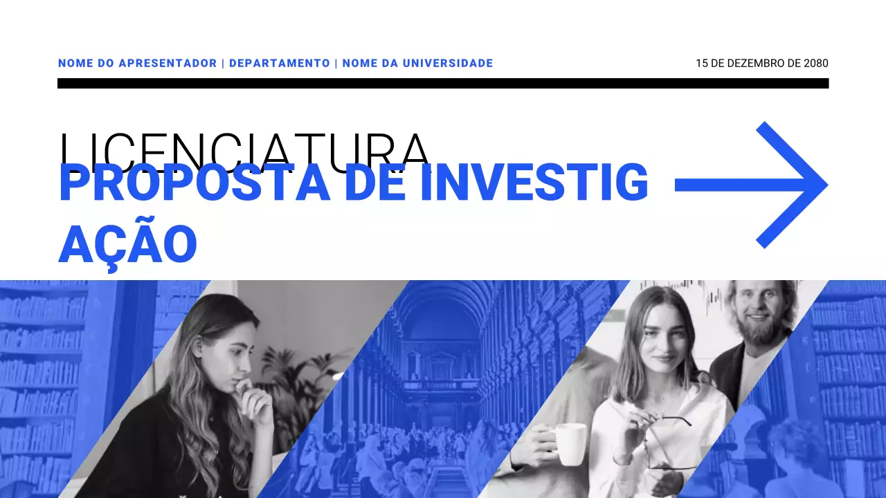 Apresentações de Propostas de Pesquisa