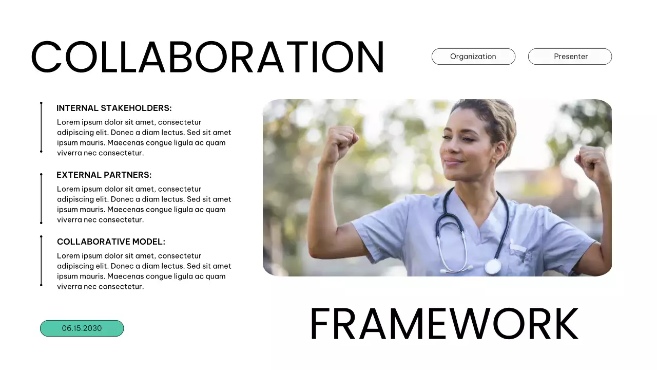 Clean and Simple Healthcare Trends Report Presentation