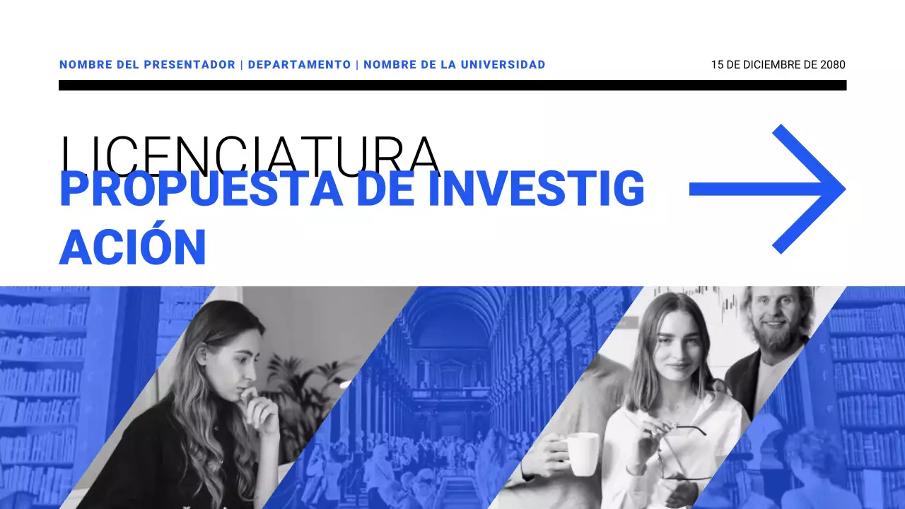 Presentaciones de propuestas de investigación