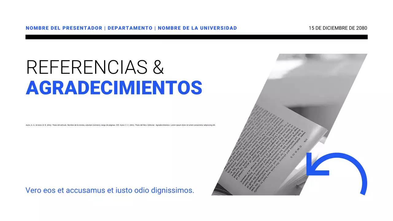 Presentaciones de propuestas de investigación