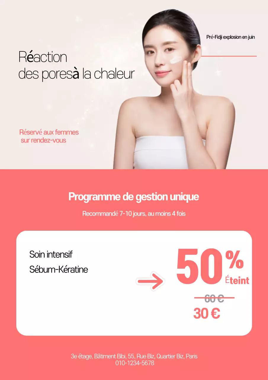 Remise sur les soins de la peau Pink Clean