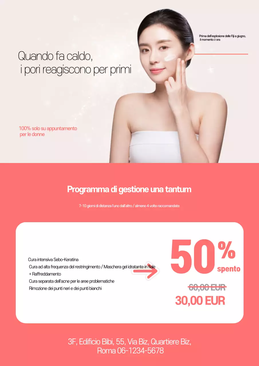 Sconto sulla cura della pelle Pink Clean