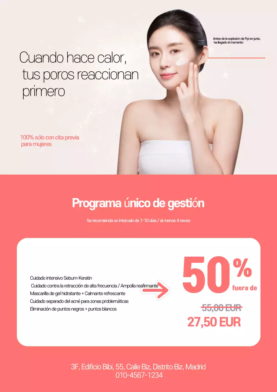 Descuento en cuidado de la piel Pink Clean