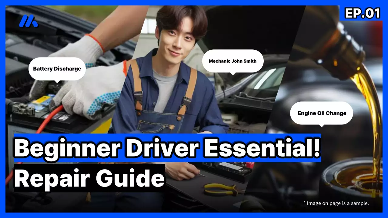 Guia simples de reparo de driver para iniciantes em capa azul e preta