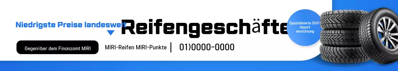 Blaue moderne Autowerbung