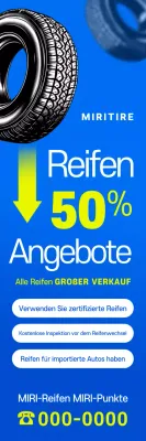 Blaue moderne Verkaufsveranstaltungsanzeige