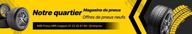 Publicité pour une voiture moderne jaune
