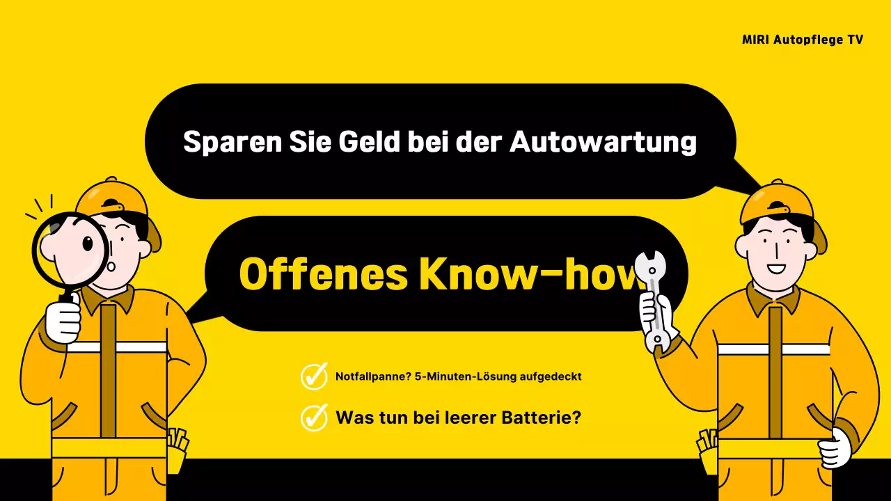 Informationen zur Wartung von Yellow Simple-Autos