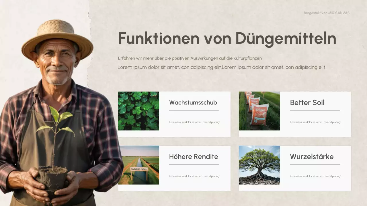 Grüne moderne Naturchemie Präsentation