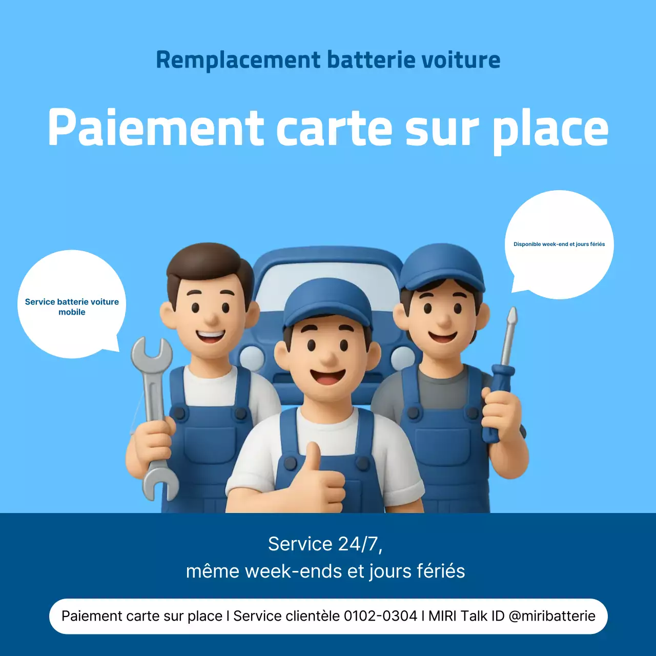 Publicité pour une voiture moderne bleu ciel