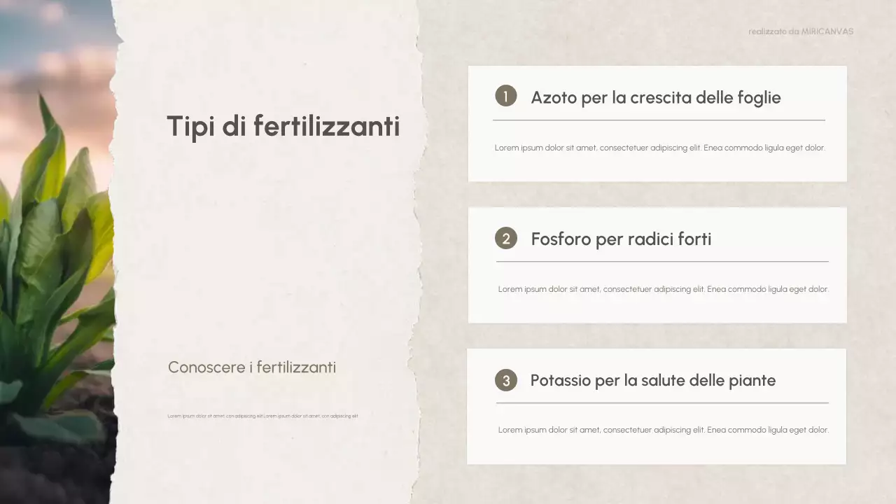 Presentazione della chimica moderna della natura verde