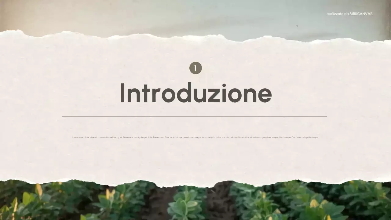 Presentazione della chimica moderna della natura verde