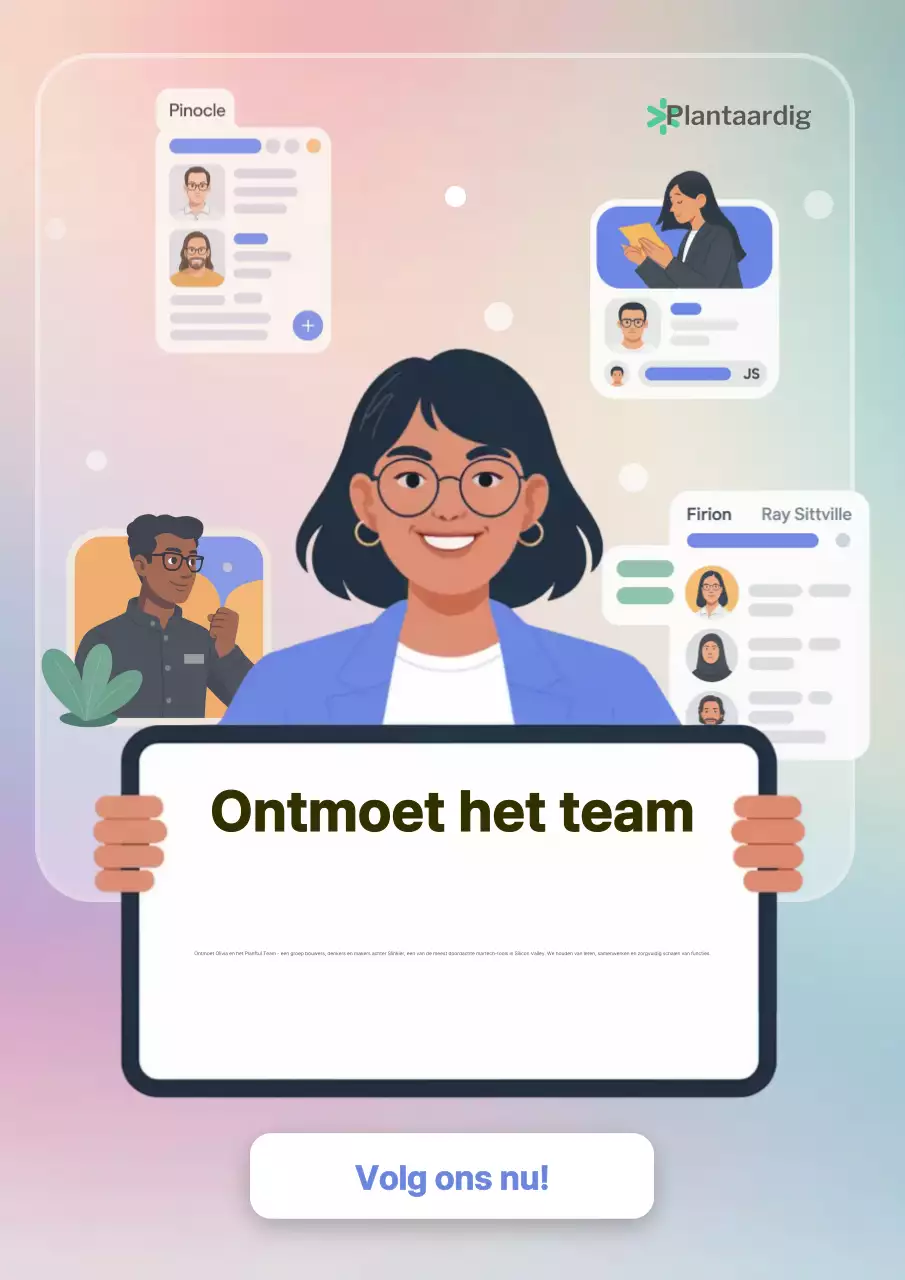 Kleurrijke gradiënt moderne teampromotie