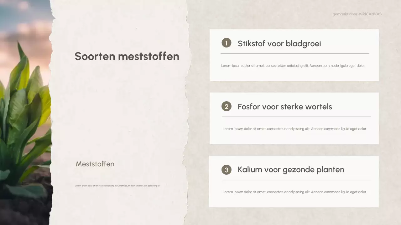 Groene Moderne Natuur Chemie Presentatie