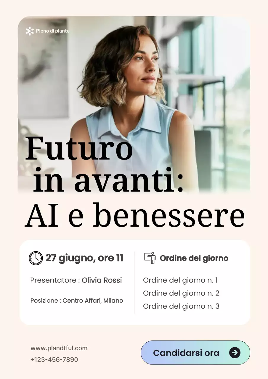 Invito al webinar sull'evento Beige Modern AI