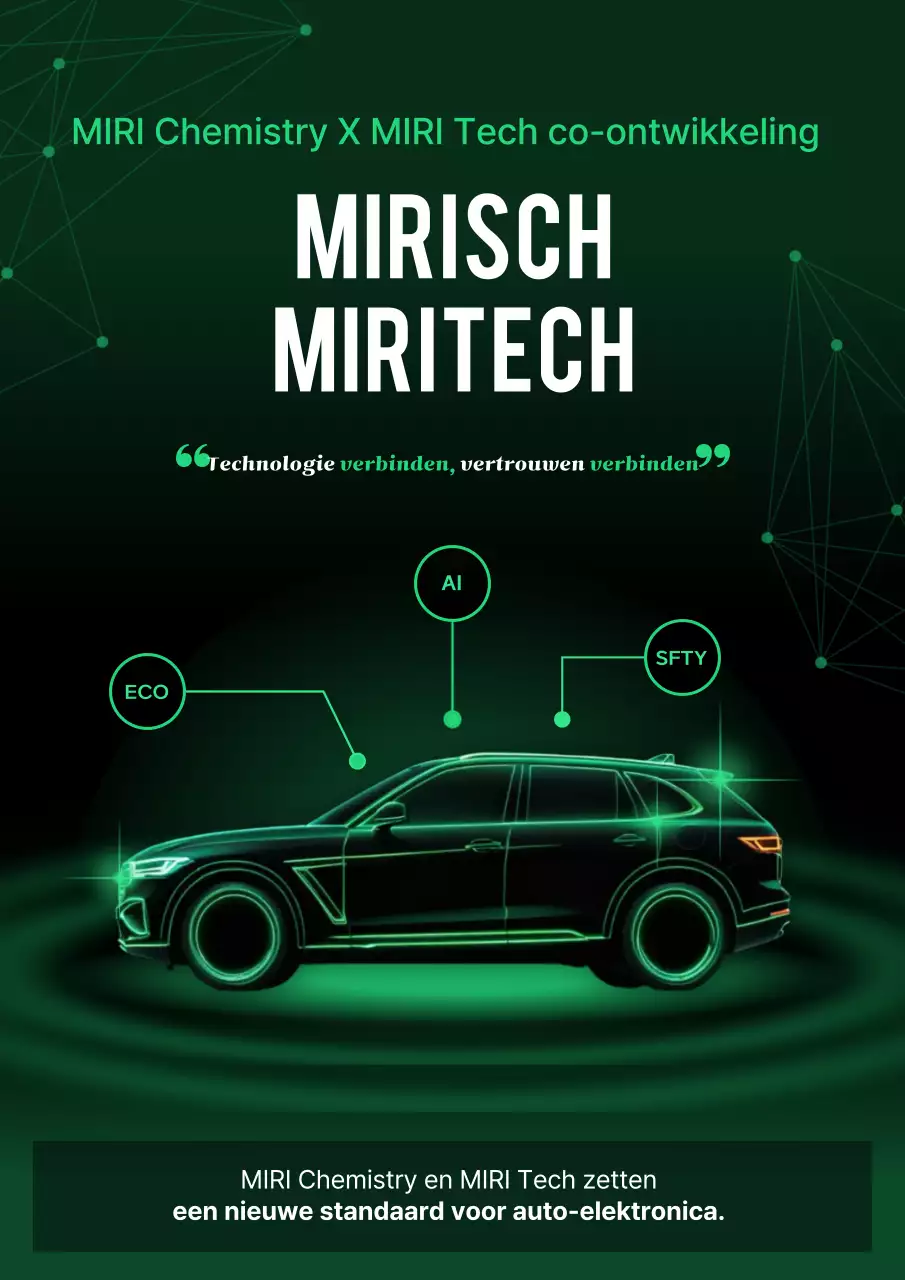 Promotie van groene moderne technologie