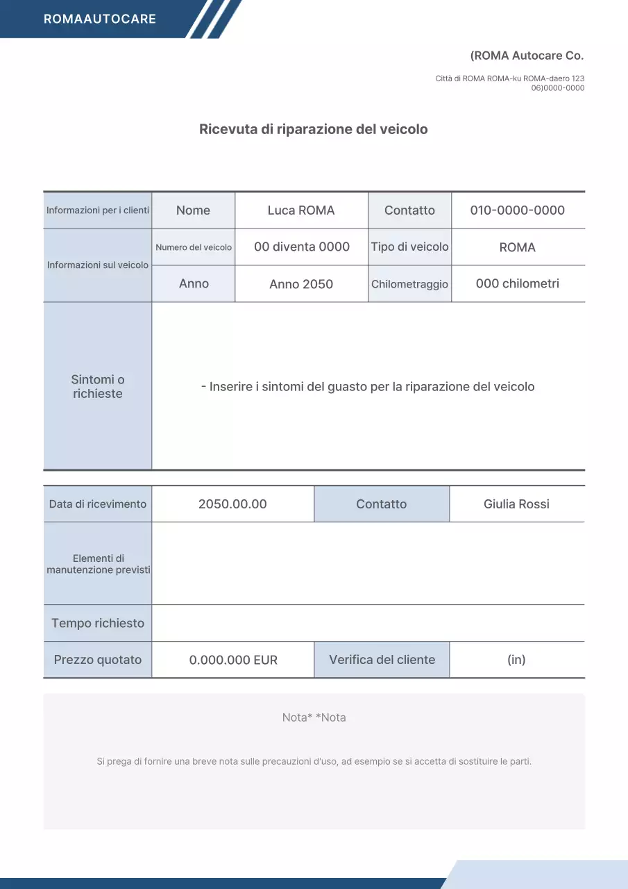 Guida alla manutenzione del veicolo Gray Clean