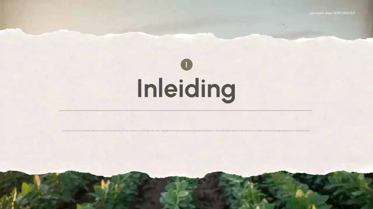 Groene Moderne Natuur Chemie Presentatie