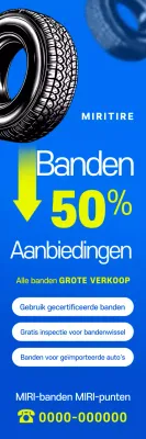 Advertentie voor Blue Modern Sale-evenement