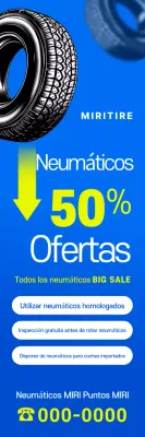 Anuncio del evento de venta de Blue Modern