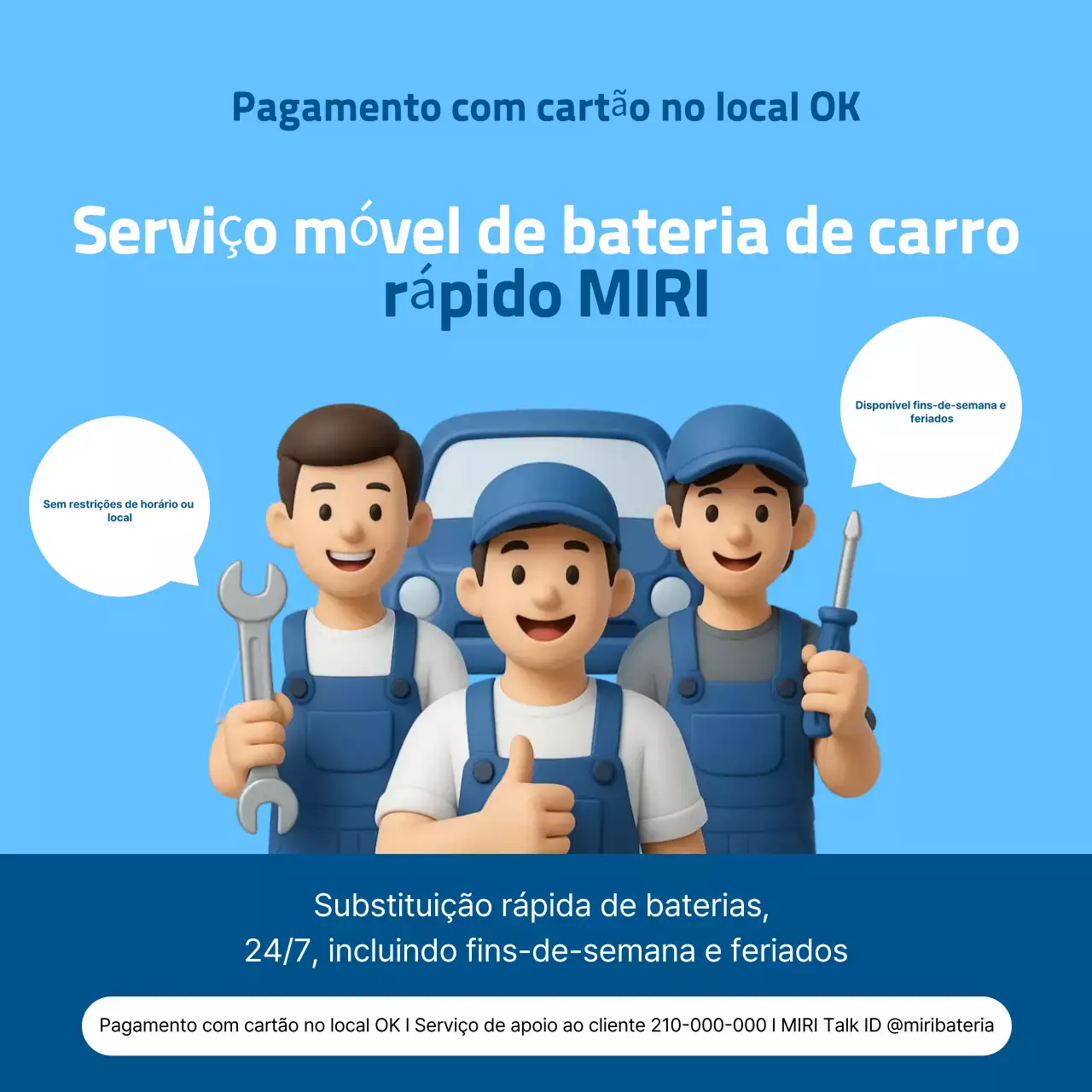 Propaganda de carro moderno azul-celeste