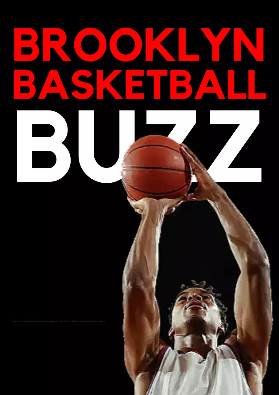 Anuncio de evento de baloncesto en rojo y negro