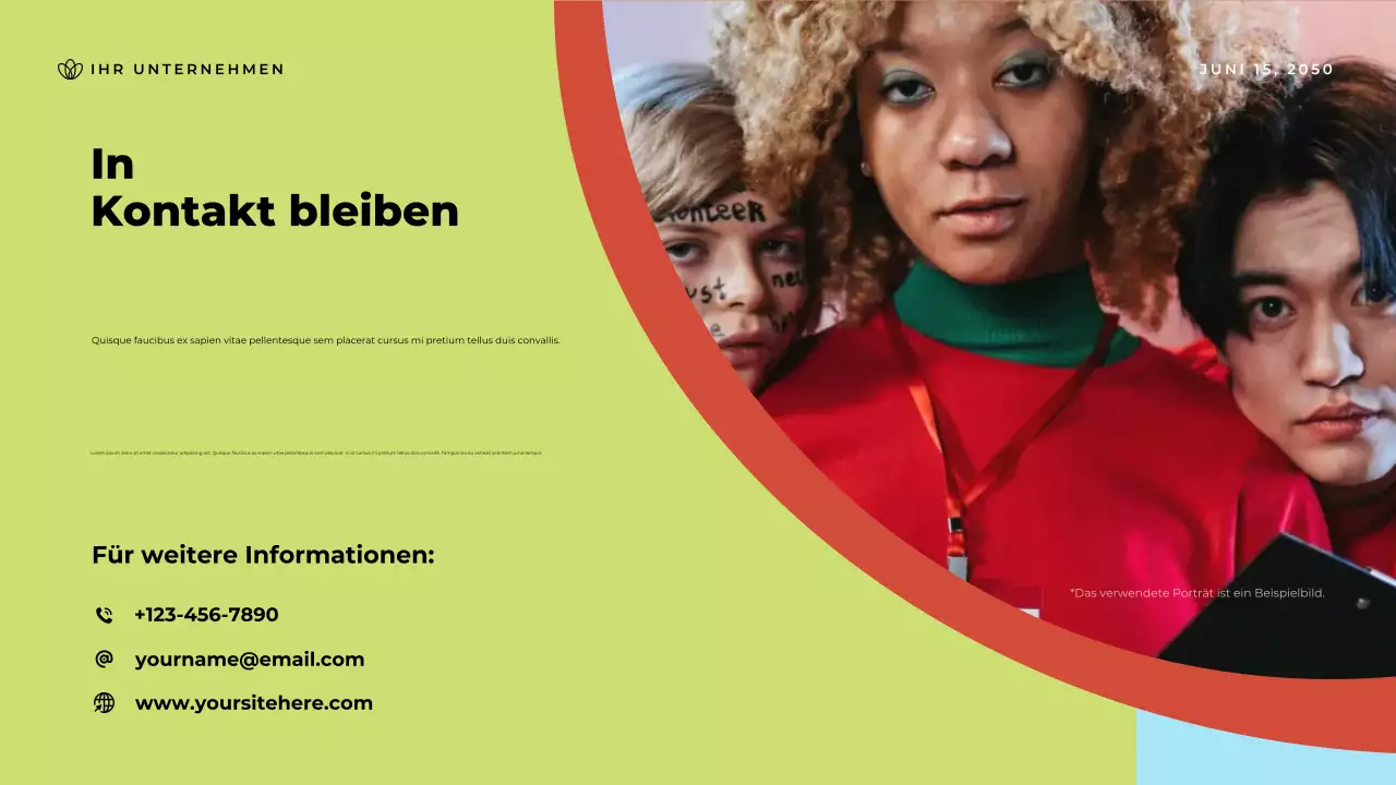 Blue Modern Community-Ankündigungspräsentation