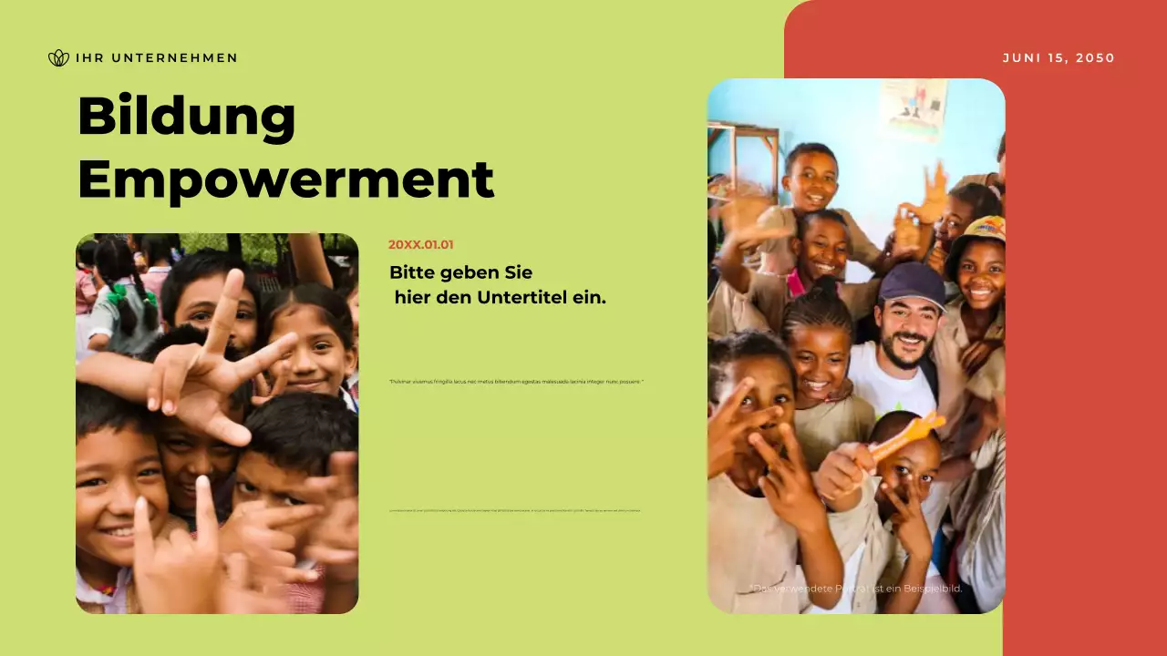 Blue Modern Community-Ankündigungspräsentation