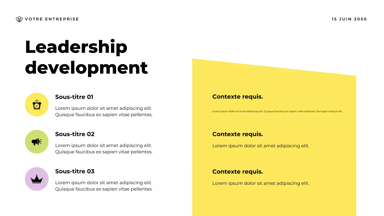 Présentation de l'annonce de la communauté Blue Modern