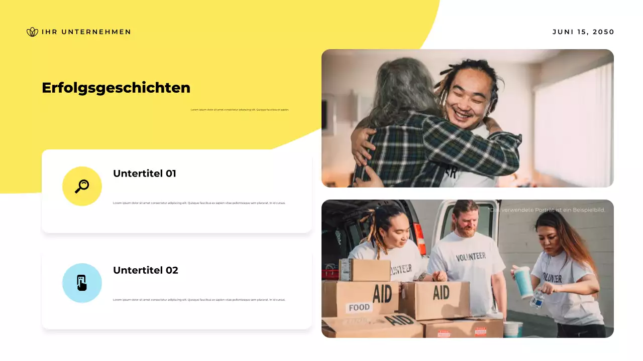 Blue Modern Community-Ankündigungspräsentation