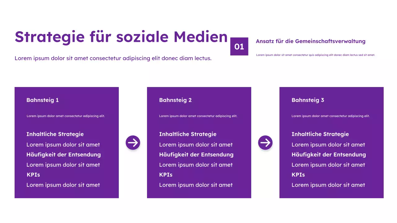 Lila Moderner Marketingleitfaden