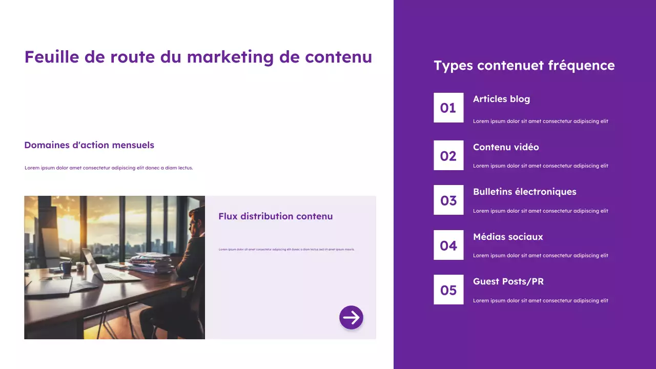 Guide du marketing moderne violet