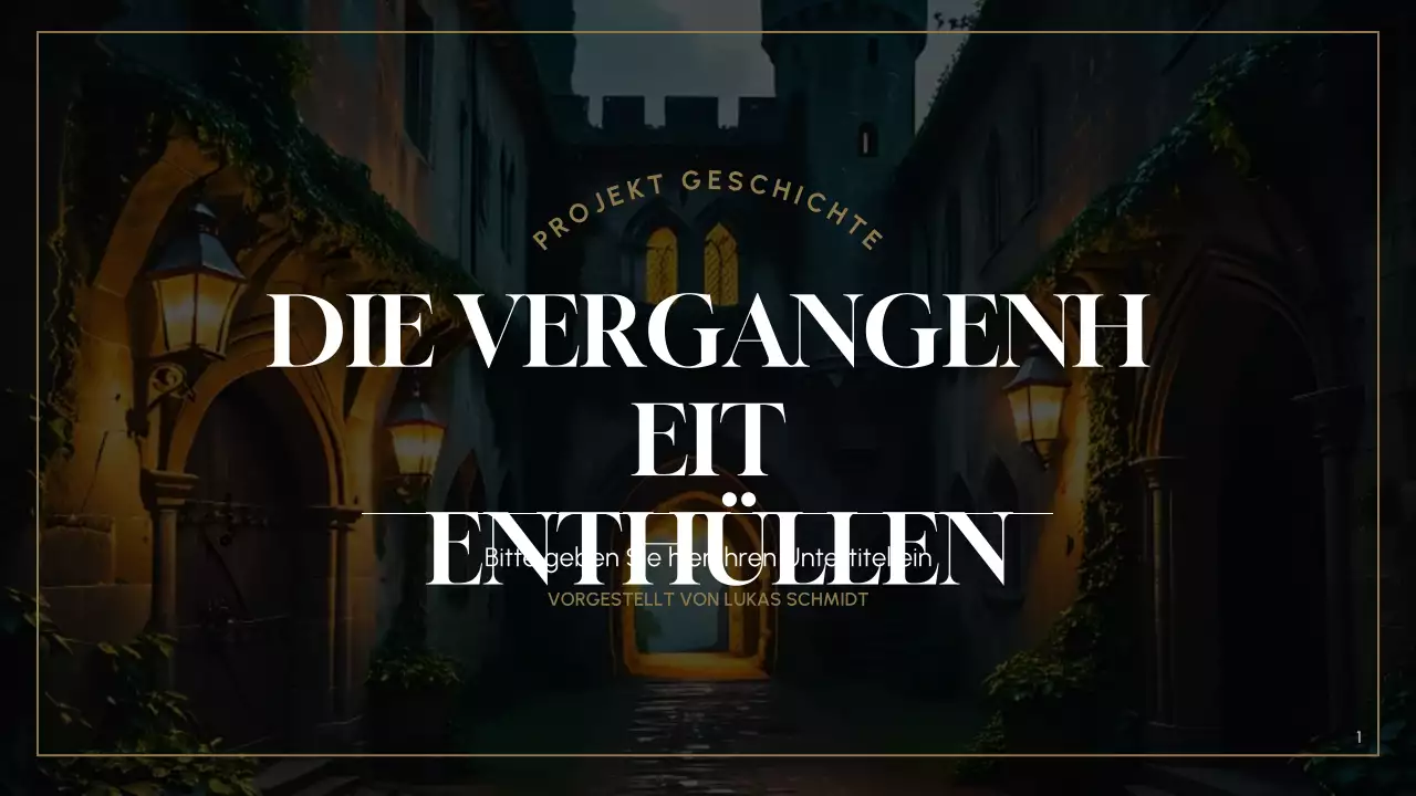 Brown Mittelalterliche Geschichte Präsentation