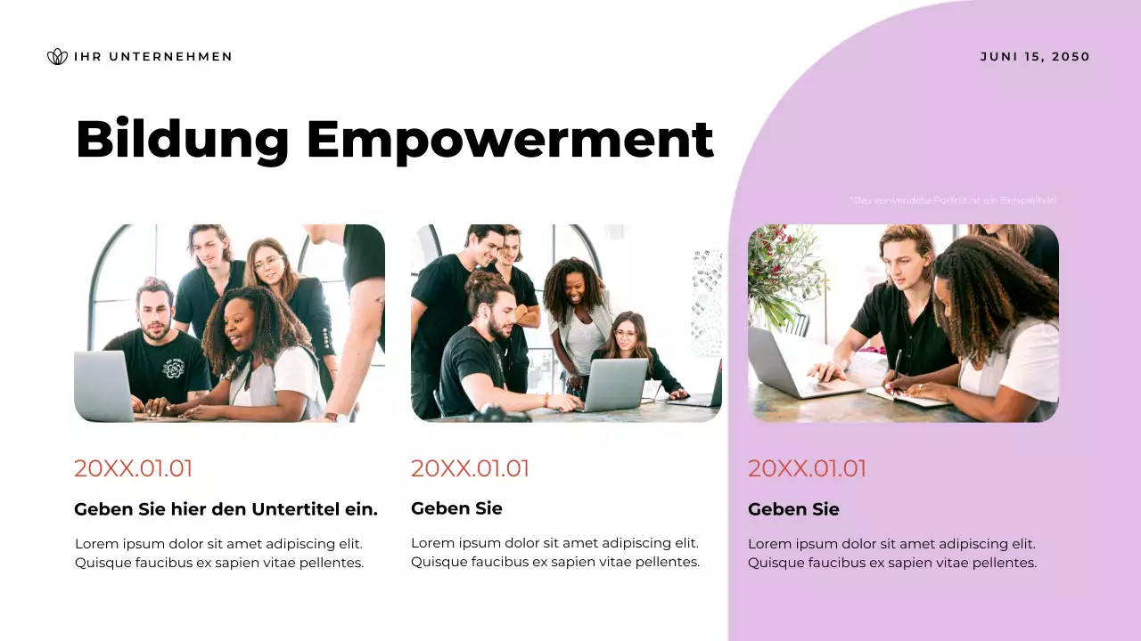 Blue Modern Community-Ankündigungspräsentation