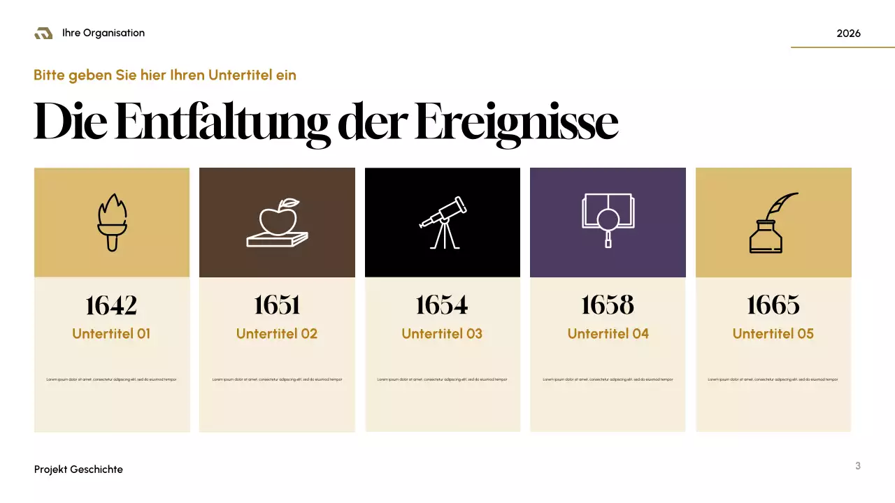 Brown Mittelalterliche Geschichte Präsentation