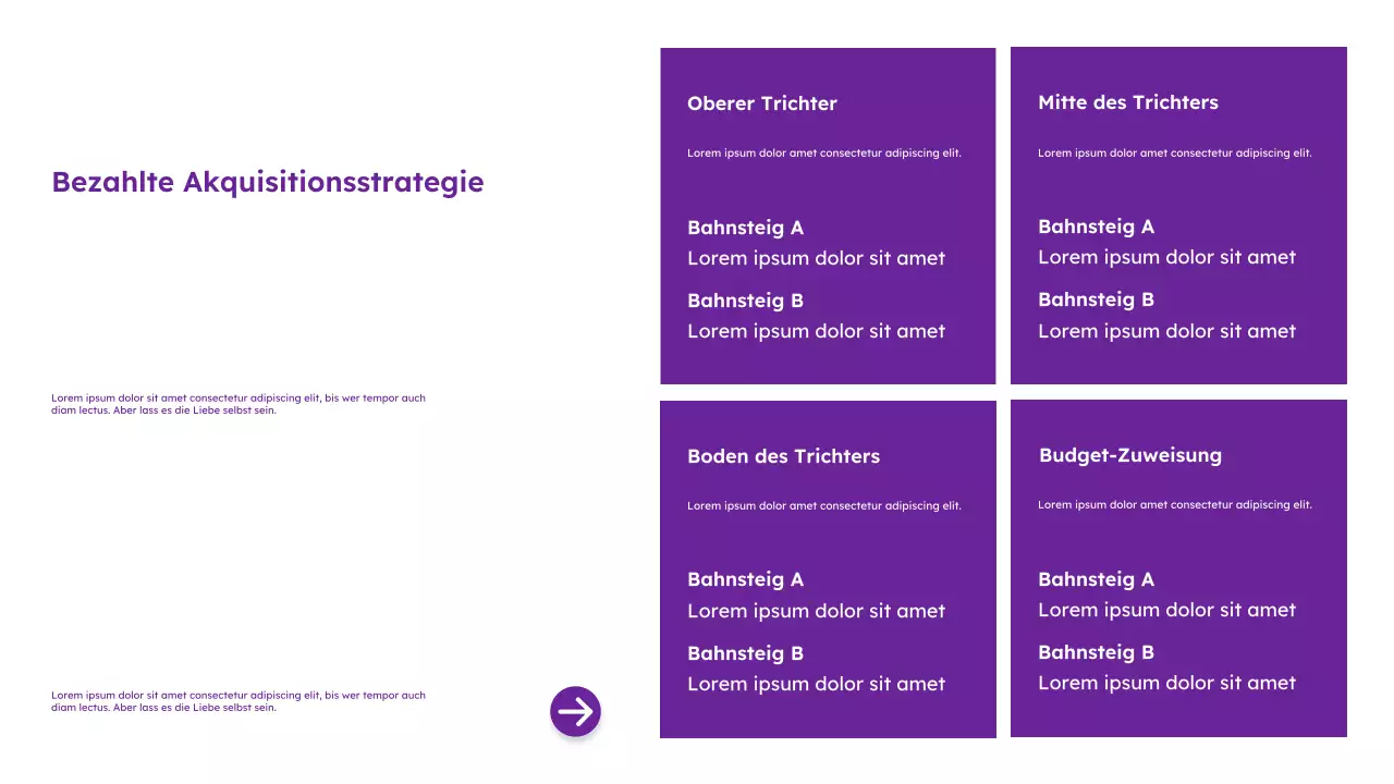 Lila Moderner Marketingleitfaden