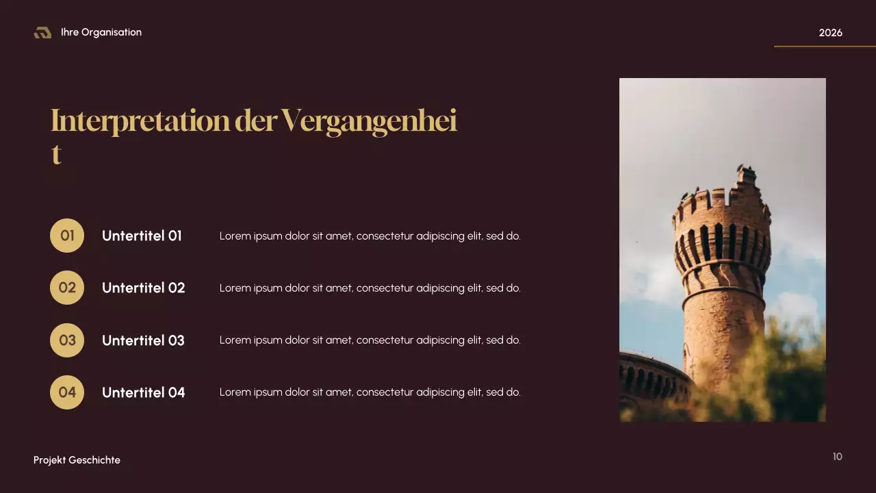 Brown Mittelalterliche Geschichte Präsentation