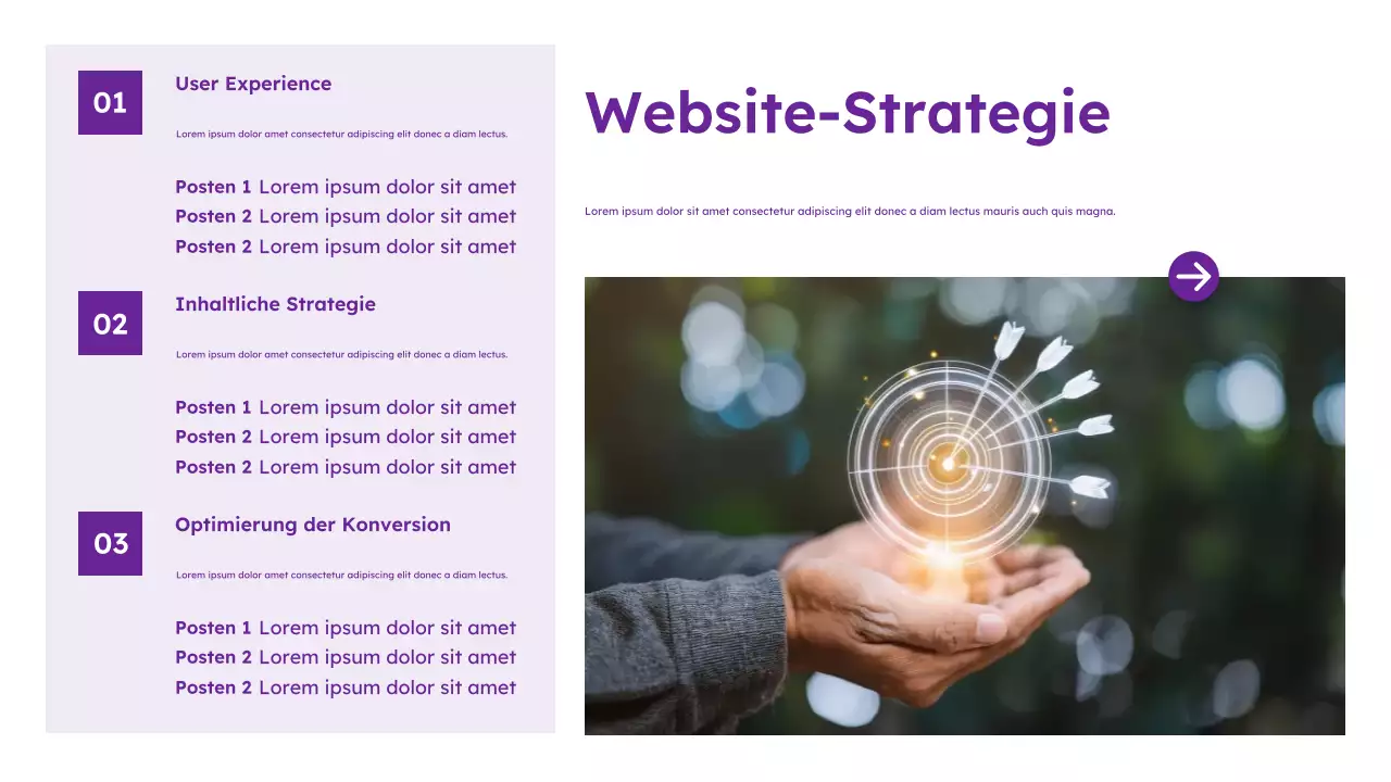 Lila Moderner Marketingleitfaden