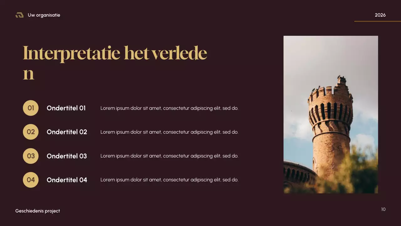 Brown Middeleeuwse Geschiedenis Presentatie