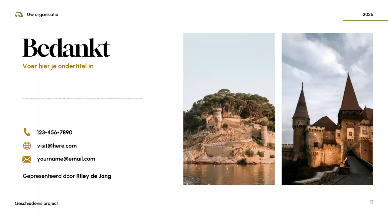 Brown Middeleeuwse Geschiedenis Presentatie