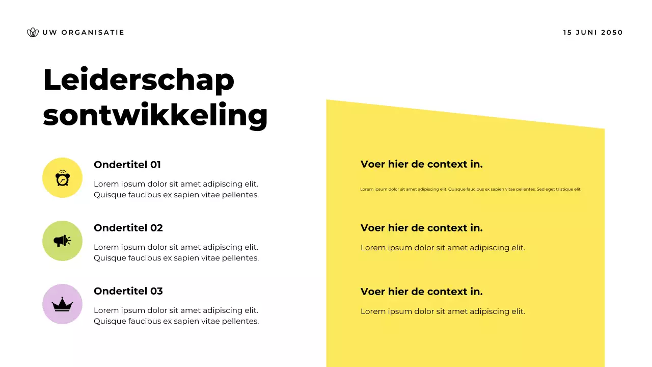 Presentatie van de aankondiging van Blue Modern Community