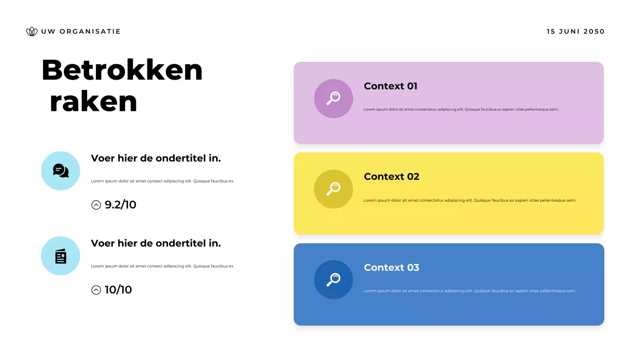 Presentatie van de aankondiging van Blue Modern Community