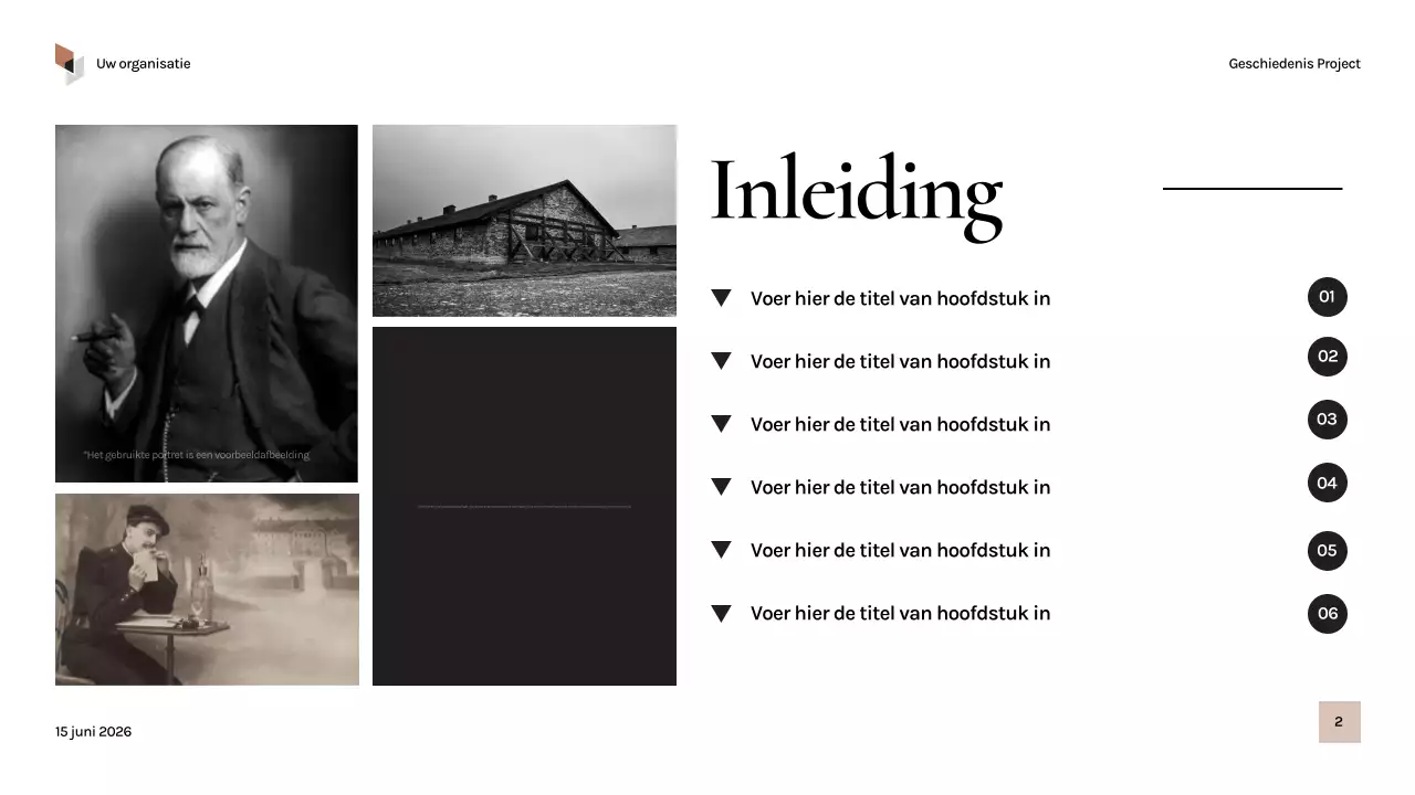 Presentatie over de geschiedenis van Black Vintage